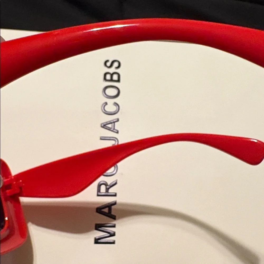 Bold Red Square Sunglasses